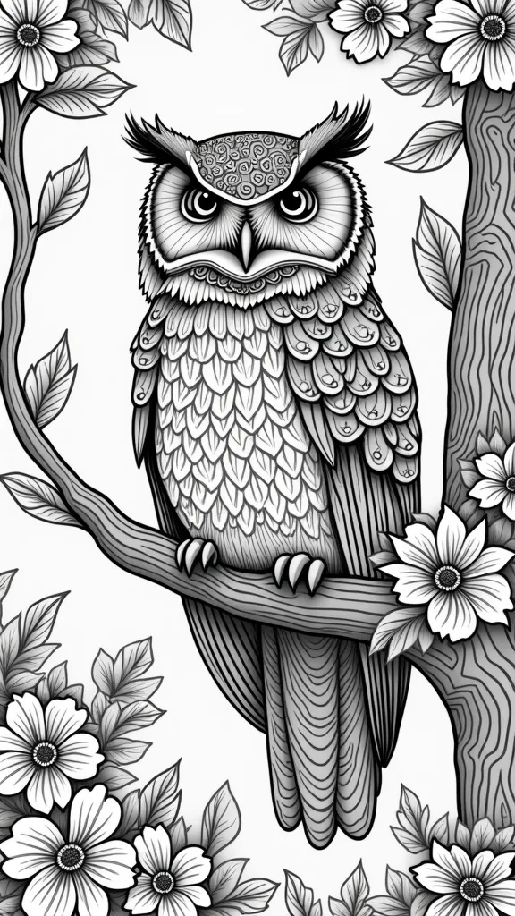 adult coloring page animal